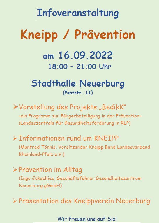 Kneipp Praevention